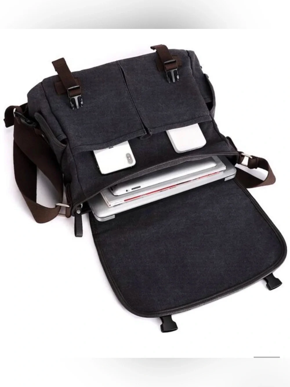 Messenger bag men waterproof crossbody satchel shoulder bag.